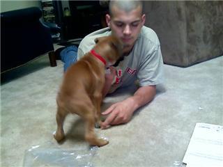 Damien and his new Dad
