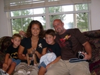 Sugar Ray's new family Shirley, Ryan and their boys 001
